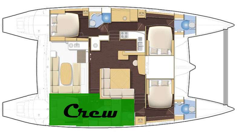 Physalia Crew Yacht Diagram